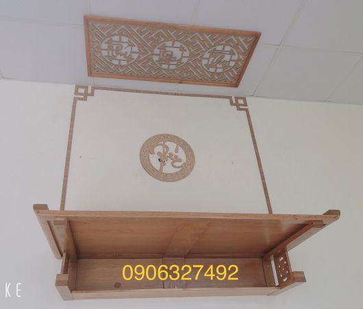 Hình ảnh bàn thờ treo tường 48x107 ( mẫu 4)