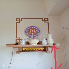 Chiều cao bàn thờ mẹ quan âm được xác định theo thước lỗ ban phong thủy