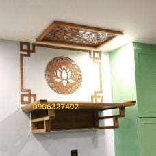 Kích thước bàn thờ phật treo tường với đầy đủ ý nghĩa theo lỗ ban chuẩn phong thuỷ