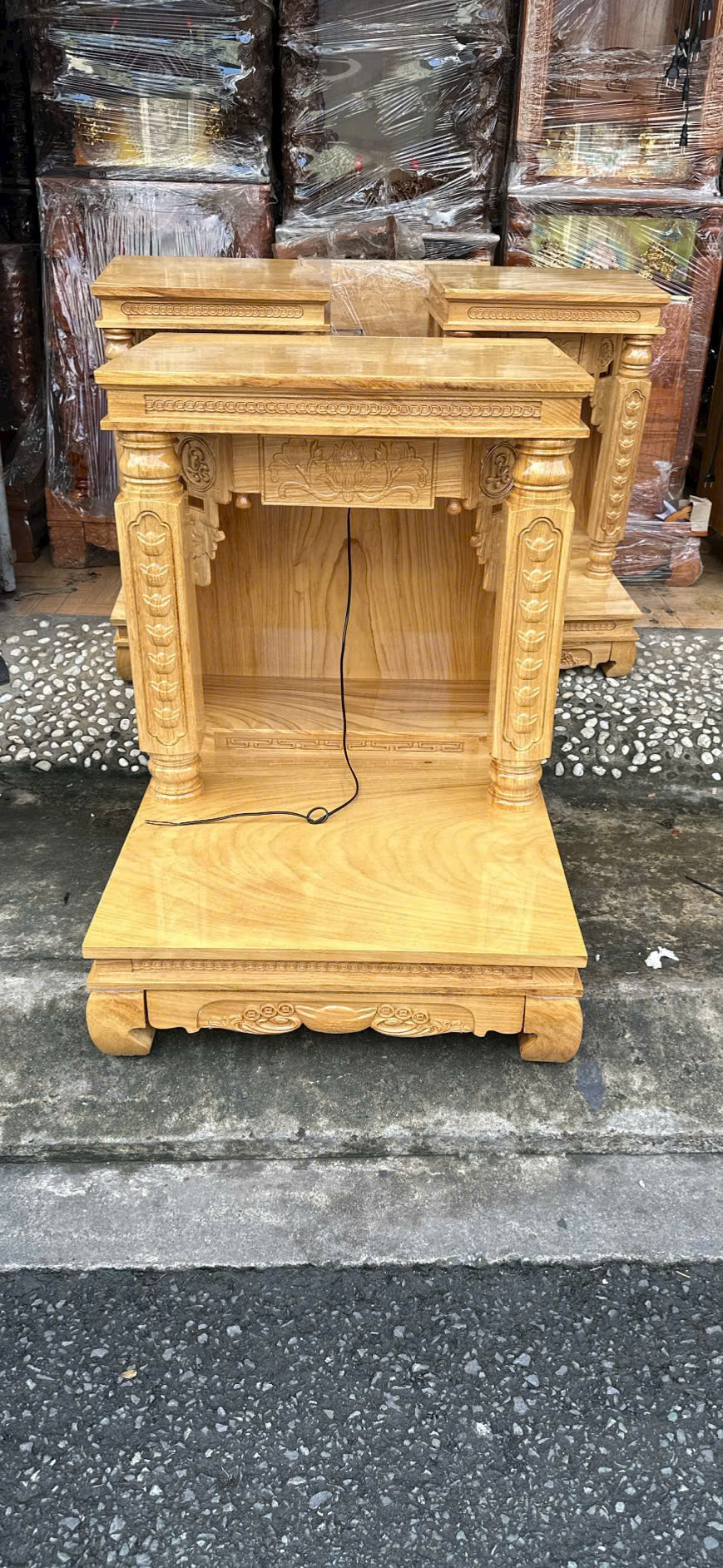 Nghi thức bao sái thanh tẩy uế khí cho tôn tượng trước khi an vị trang thờ