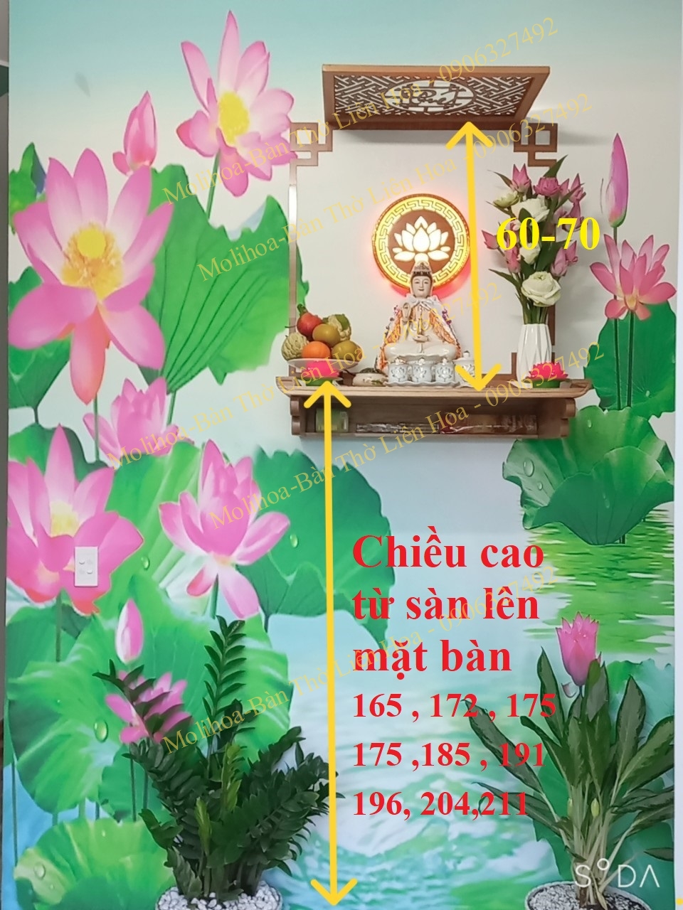 kệ thờ phật quan âm