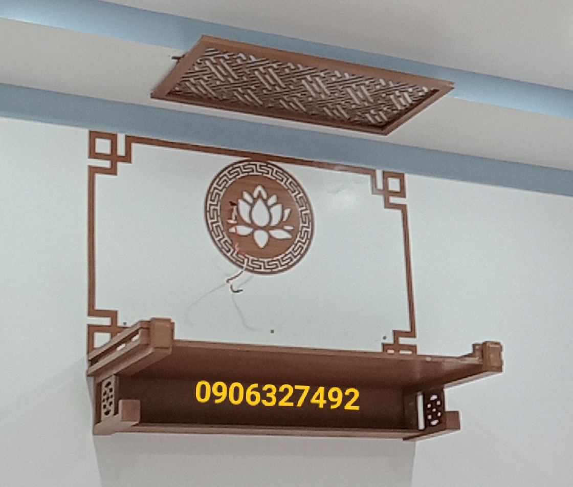 Bàn thờ 1m07 treo tường