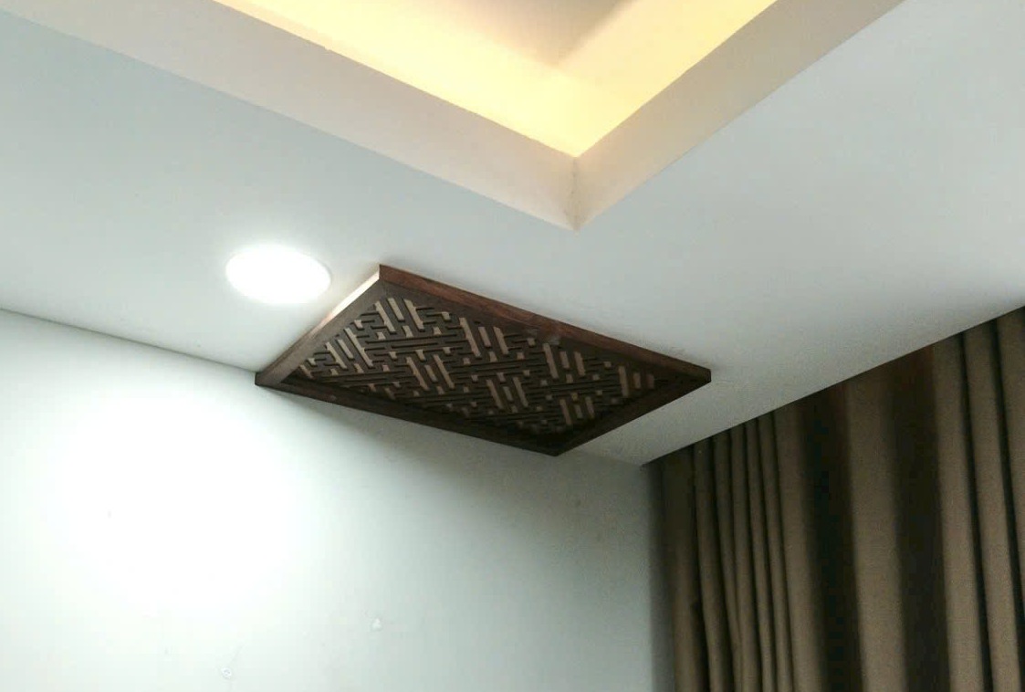 Hoàn thiện tấm chống ám khói bàn thờ tphcm cho gia chủ thờ phật