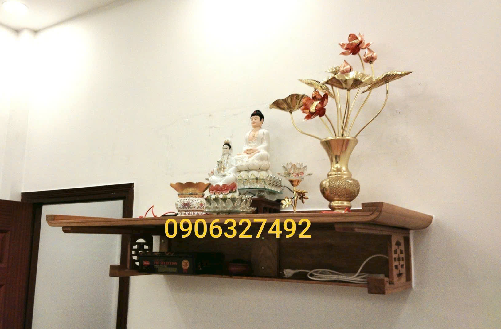 Bàn thờ phật treo tường tphcm