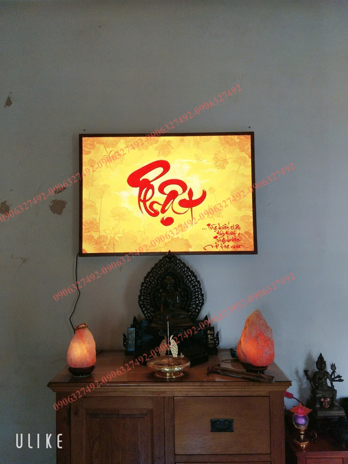 Đèn hào quang trúc chỉ