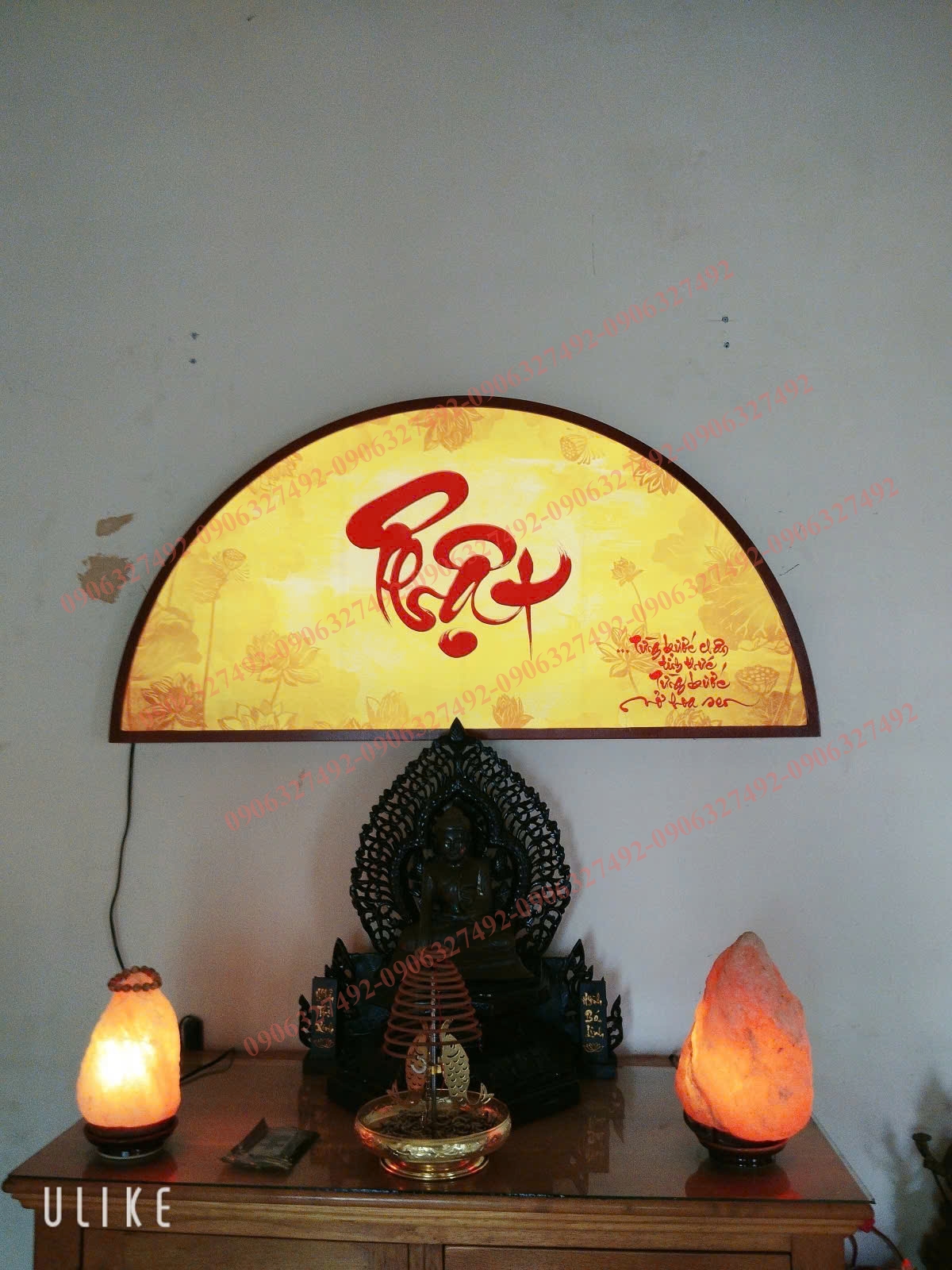 Đèn hào quang trúc chỉ